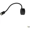 Image de Dio Flex Plate Applique avec bras flexible noir LED 3000K avec interrupteur