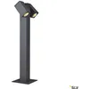 Image de Theo Pathlight Pole Double Outdoor Lampadaire GU10 anthracite 2 flammes orientable