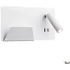 Image de Somnila Spot LED Applique de lecture 3000K blanc version gauche incl. connexion USB