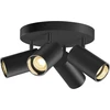 Image de ASTO TUBE, plafonnier apparent, cylindrique, GU10, 4x max. 10 W, noir
