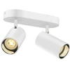Image de ASTO TUBE, plafonnier apparent, cylindrique, GU10, 2x max. 10 W, blanc