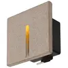 Image de CONCRETO EL, applique murale encastrée gris, 3.2W, 15lm, 3000K