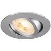 Image de Plafonnier encastré New Tria 68 rond GU10 alu brossé