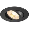 Image de Spot Encastré New Tria® 68 Int Rond Orientable Noir Gu10 10w Ip 20 - Slv - 1007369