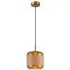 Image de SLV 1007589 PANTILO ROPE 20, luminaire suspendu, 250cm, E27, 15W, or
