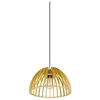 Image de SLV WUD, luminaire suspendu, E27, demi-ronde, extrémité de câble ouverte, 1 x max. 60W, noir 1008045