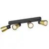 Image de SLV PURI 2.0 Dome, applique murale et plafonnier, long, 4 x max. 6W GU10, noir / or 1008353