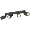 Image de SLV PURI 2.0 Tube, applique murale et plafonnier, long, 4 x max. 6W GU10, noir 1008344