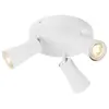 Image de SLV PURI 2.0 Cone, applique murale et plafonnier, rond, 3 x max. 6W GU10, blanc 1008338