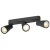 Image de SLV PURI 2.0 Dome, applique murale et plafonnier, long, 3 x max. 6W GU10, noir 1008328