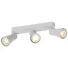 Image de SLV PURI 2.0 Cone, applique murale et plafonnier, long, 3 x max. 6W GU10, gris 1008327