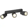 Image de SLV PURI 2.0 Tube, applique murale et plafonnier, long, 3 x max. 6W GU10, noir 1008320