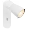 Image de SLV PURI 2.0 Dome, Applique et plafonnier apparent, interrupteur, rectangulaire, 1x max. 6W GU10, blanc 1008306