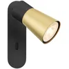 Image de Applique Et Plafonnier Puri 2.0 Cone Interrupteur Carré 6w Gu10 Noir/or - Slv - 1008301