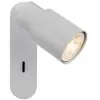 Image de SLV PURI 2.0 Tube, applique et plafonnier, interrupteur, rectangulaire, 1x max. 6W GU10, gris 1008299