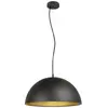 Image de SLV FORCHINI M 50, Lampe à suspension, E27, longueur de suspension 150cm, 1x max. 40W, noir mat / or mat 1008537
