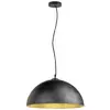 Image de SLV FORCHINI 50, Lampe à suspension, E27, longueur de suspension 150cm, 1x max. 40W, noir mat / or mat 1008535