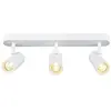 Image de SLV NOBLO, applique et plafonnier, triple, rond, 2700K, 19W, PHASE, 32°, blanc 1008717