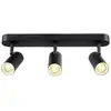 Image de SLV NOBLO, applique et plafonnier, triple, rond, 2000-3000K, 22W, Dim-to-Warm, PHASE, 36°, noir 1008708