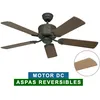 Image de Ventilateur De Plafond Casafan 513283 Eco Elements 132 Noyer Ou Hêtre/bronze