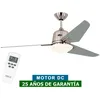 Image de Certeo - Ventilateur De Plafond Dc Eco Aviatos 132 Bn-ar