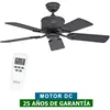 Image de Casafan - Ventilateur De Plafond Dc Eco Elements 103 Graphite