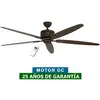 Image de Ventilateur De Plafond Casafan 518083 Eco Elements 180 Chêne Antique Ou Noyer / Brun Antique