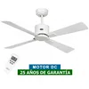 Image de Casafan - Ventilateur De Plafond Eco Neo Iii 103 We Blanc / Gris