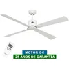 Image de Casafan - Ventilateur De Plafond Eco Neo Iii 132 We Blanc / Gris