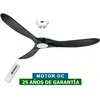 Image de Ventilateur De Plafond Casafan 315229 Eco Genuino 152cm Noir Mat/blanc