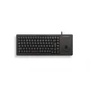 Image de CHERRY XS G84-5400 TRACKBALL KEYBOARD Clavier filaire miniature, trackball, USB, noir, AZERTY - FR - Neuf