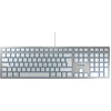 Image de CHERRY KC 6000 SLIM FOR MAC - Clavier - USB - allemand - Commutateur de touches : CHERRY SX - argent (JK-1610DE-1)