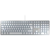 Image de CHERRY KC 6000 SLIM FOR MAC clavier Bureau USB QWERTZ Allemand Argent - Neuf