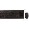 Image de CHERRY STREAM DESKTOP - Ensemble clavier et souris - sans fil - 2.4 GHz - allemand - Commutateur de touche : CHERRY SX - noir