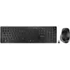 Image de CHERRY DW 9500 SLIM clavier Souris incluse Universel RF sans fil + Bluetooth QWERTZ Allemand Noir, Gris - Neuf