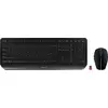 Image de CHERRY GENTIX DESKTOP - Tastatur-und-Maus-Set - kabellos - 2.4 GHz - US mit Euro-Symbol - Schwarz