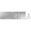Image de CHERRY DW 9100 SLIM clavier Souris incluse Universel RF sans fil + Bluetooth QWERTZ Allemand Argent - Neuf