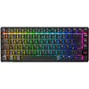 Image de CHERRY XTRFY K33 Compact Wireless, sans fil, USB + RF + Bluetooth, touches mécaniques à membrane, QWERTZ, LED RGB, noir