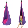 Image de LA SIESTA Joki Lilly   Cabane suspendue pour enfants en Coton, avec système de fixation inclus (couleur lilas/rose marbré) (JCD70-77)