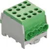 Image de Borne de dérivation pour ligne principale Pollmann, 1 pôle, 1 entrée 2x35 mm², 1 sortie 6x25 mm², 1 pièce.