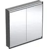 Image de Geberit ONE armoire de toilette avec ComfortLight, 2 portes, montage encastré, 90x90x15cm, 505.803.00.7