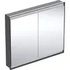 Image de Geberit ONE armoire de toilette avec ComfortLight, 2 portes, montage encastré, 105x90x15cm, 505.804.00.7