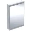 Image de Geberit armoire de toilette One 60x90x15cm, m ComL, 1 T, An L, alu anod.