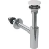 Image de Ecoulement de lavabo Geberit pour Geberit ONE, siphon, cache-valve et manchette, sortie horizontale, 151.019.01.1