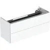 Image de Ge One Meuble Sous Lavabo Avec 2 Tiroirs, 104,4x46,5x39,6cm, Blanc