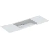 Image de Keramag - Geberit One Lavabo Design Flottant, Sans Trou Pour Robinetterie,