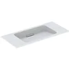 Image de Ge One Wt, 90x40cm, Cleandrain, Avec Finition En Aluminium Sans Joint, Revêtement En Huile, Blanc Tect/hgl. Verchr.