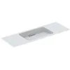 Image de Keramag - Geberit One Lavabo Design Flottant, Sans Trou Pour Robinetterie,