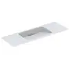 Image de Keramag - Geberit One Lavabo Design Flottant, Sans Trou Pour Robinetterie,