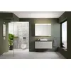 Image de Geberit ONE Plaque de lavabo, découpe au centre, pour lavabo à poser, grès cérame, 120x2x47cm, 505.115.00.2